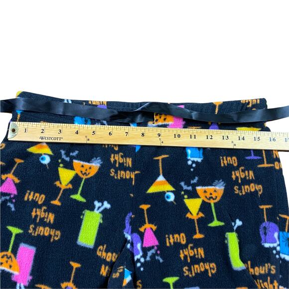 Halloween Theme Fleece Pajama Pants "Ghoul's Night Out" Juniors S/CH (4-6) - Picture 8 of 12